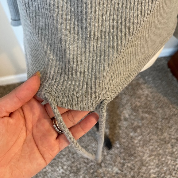 Truself Waffle Hoodie Size Small Gray - Picture 3 of 4